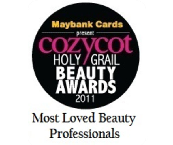 Cozycot Holy Grail Beauty Award 2011 Most Loved Beauty Professionals
